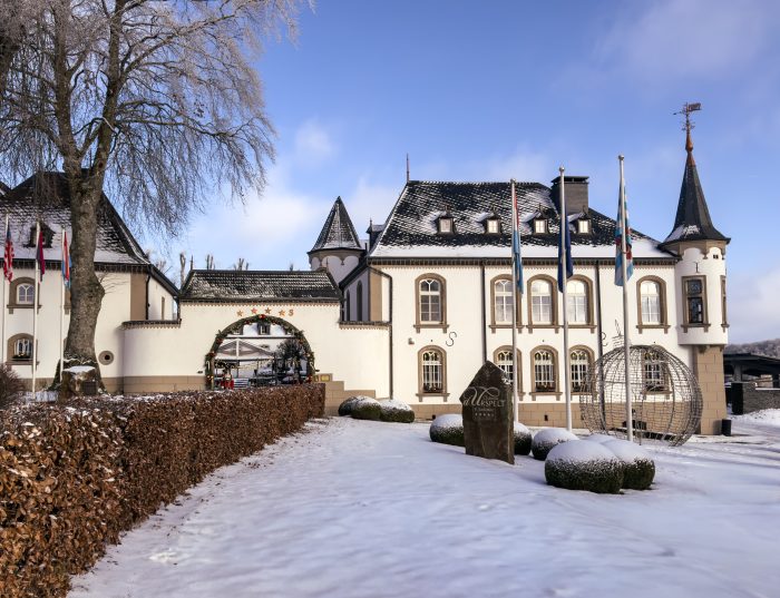 Le Château se pare d’un manteau de neige délicat et scintillant ✨